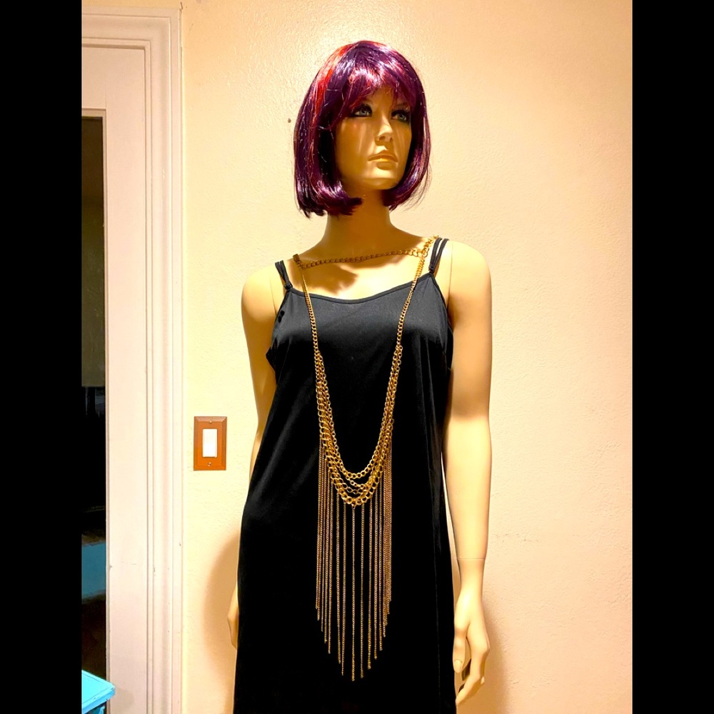 Gold body chain